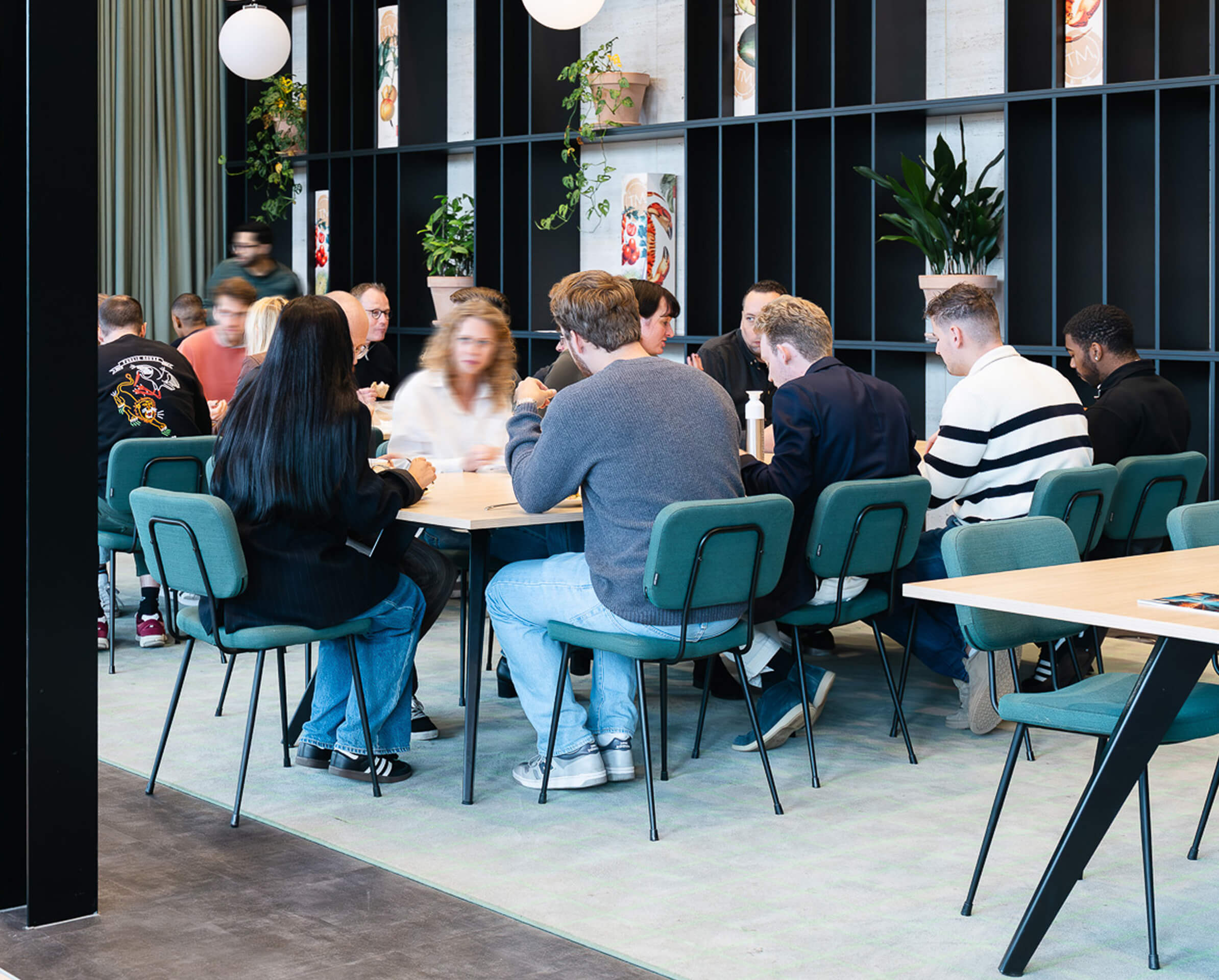 The Louvels office in Rotterdam, with the team at work.